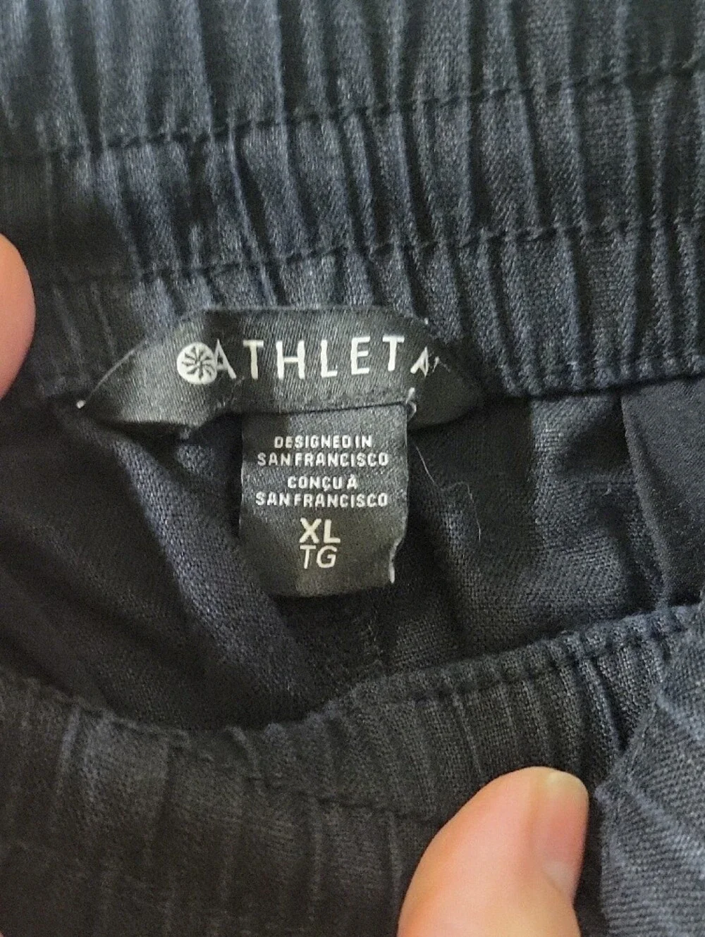 Athleta Black Women's Linen Pants